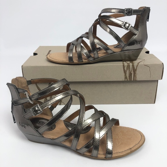 boc pewter sandals